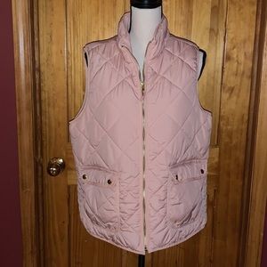 Workshop Republic Clothing Blush Pink Lightweight Quilted Vest 0X